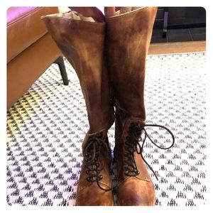 Bed Stu (7) Brown distressed leather